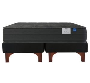 Cama europea 2 Plazas Black Flex