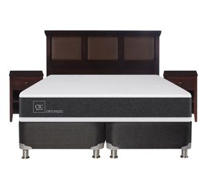 Box spring king Ortopedic B5 + set New Torino chocolate Cic