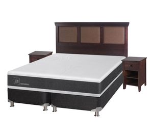 Box spring king Ortopedic B5 + set New Torino chocolate Cic