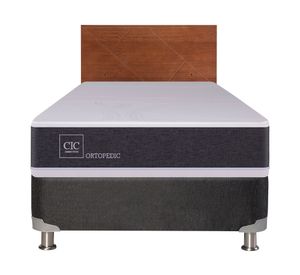 Box spring New Ortopedic 1 plaza + respaldo Villarrica Cic