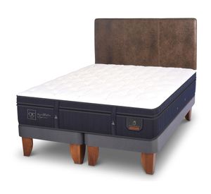 Cama europea 2 plazas Súper premium base dividida + respaldo Baker Cic