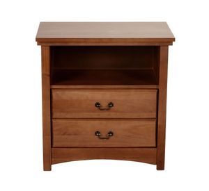 Velador 2 cajones Indo antique Cic