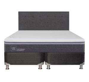 Box spring 2 plazas Ortopedic advance base dividida B5 + respaldo Éufrates Cic