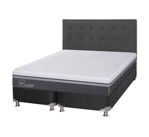 Box spring 2 plazas Ortopedic advance base dividida B5 + respaldo Éufrates Cic