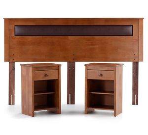 Respaldo King + velador Ferrara Rosen.