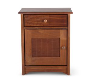 Velador 1 puerta 1 cajón Veneto izquierdo Rosen.