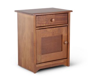 Velador 1 puerta 1 cajón Veneto izquierdo Rosen.