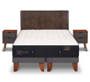 Cama europea king Premium + set Baker/ Niger Cic