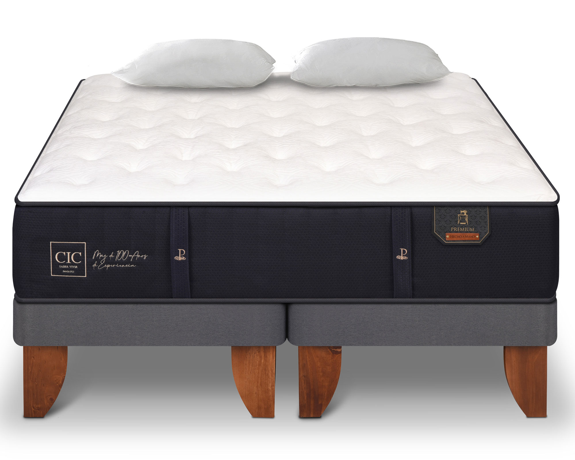 CIC Cama Europea King Premium + almohada Cic
