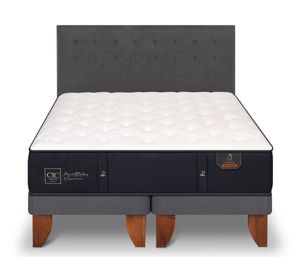 Cama Europea King Premium + respaldo Éufrates Cic