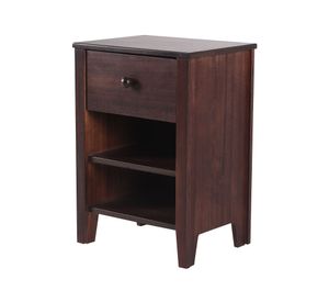 Velador 1 cajón New Torino chocolate Cic