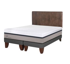 Cama europea 2 plazas Balance base dividida + respaldo Baker Cic