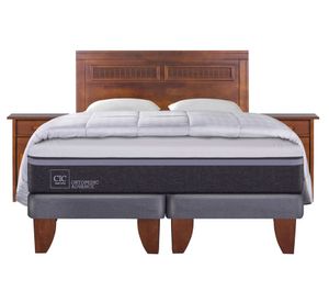 Cama europea 2 plazas Ortopedic Advance + set Milán + plumón Cic