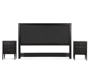 Respaldo Nolita + velador Issey 2 plazas Rosen.