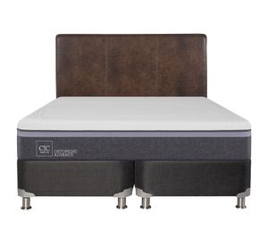 Box spring king Ortopedic advance B5 + respaldo Baker Cic