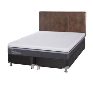Box spring king Ortopedic advance B5 + respaldo Baker Cic