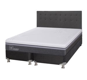 Box spring king Ortopedic advance B5 + respaldo Éufrates Cic