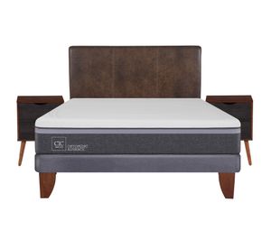 Cama europea 2 plazas Ortopedic advance + set Baker/ Niger Cic