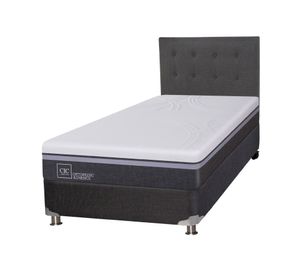 Box spring 1,5 plazas Ortopedic advance + respaldo Éufrates Cic