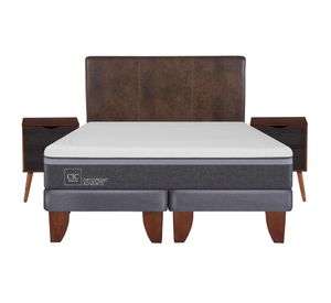 Cama europea king Ortopedic advance + set Baker/ Niger Cic