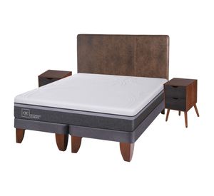 Cama europea king Ortopedic advance + set Baker/ Niger Cic