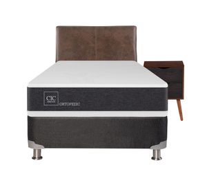 Box spring 1,5 plazas Ortopedic + set Níger/Baker Cic