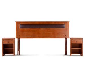 Respaldo 2 plazas + velador Ferrara Rosen.