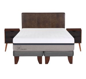 Cama europea 2 plazas Balance base dividida + set Baker/ Niger Cic