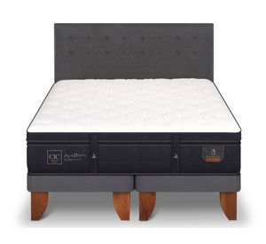 Cama Europea King Super Premium + respaldo Éufrates Cic