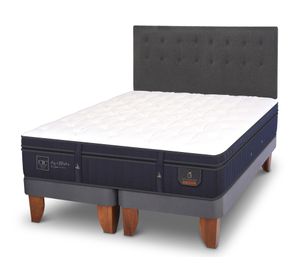 Cama Europea King Super Premium + respaldo Éufrates Cic