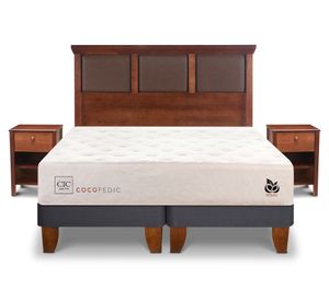 Cama europea King Cocopedic + Set Torino Cic.