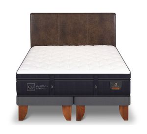 Cama Europea King Super Premium + respaldo Baker Cic