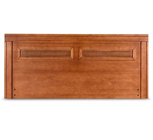 Respaldo 2 plazas + 2 veladores caramelo Milan