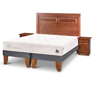 Cama europea King Cocopedic + Set Milán Cic.