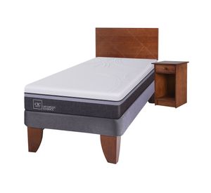Cama europea 1.5 plazas Ortopedic advance + set New Villarrica Cic