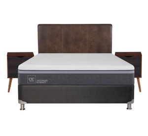Box spring 2 plazas Ortopedic advance B5 + set Baker/ Niger Cic