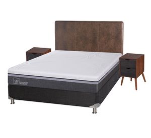 Box spring 2 plazas Ortopedic advance B5 + set Baker/ Niger Cic