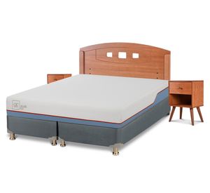 Box americano Excellence Plus 2 plazas base dividida + set Gales