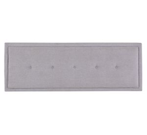 Respaldo king Ganges gris perla Cic