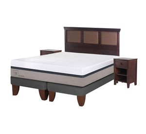Cama europea king Balance + set New Torino chocolate Cic