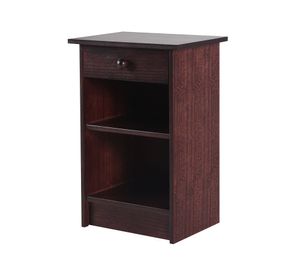 Velador 1 cajón Dublín chocolate Cic