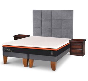 Cama europea King Bee Comfort + Set Támesis Cic