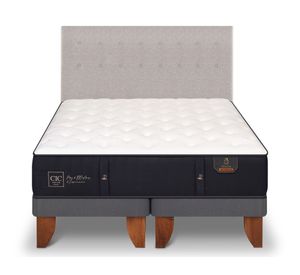 Cama Europea King Premium + respaldo Tigris Cic