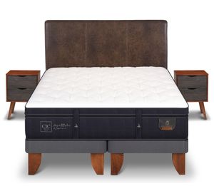 Cama europea king Súper premium + set Baker/ Niger Cic