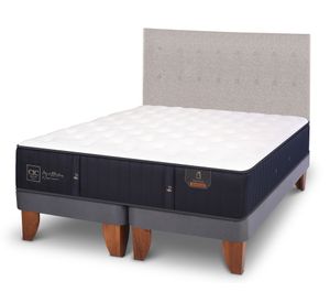 Cama Europea King Premium + respaldo Tigris Cic