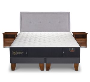 Cama europea king Premium + set Ganges/ Indo Cic