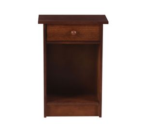 Velador 1 cajón Villarrica chocolate Cic