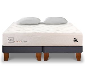 Cama europea 2 plazas Cocopedic + almohadas Cic.