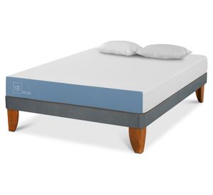 Cama europea full Excellence + almohadas