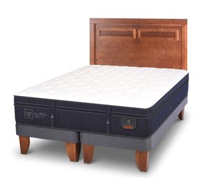 Cama Europea King Super Premium + Respaldo Milán Cic